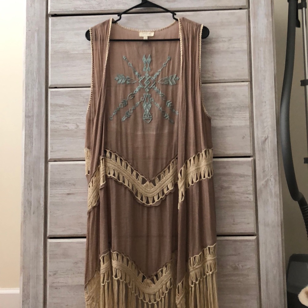 Southwestern style vest.